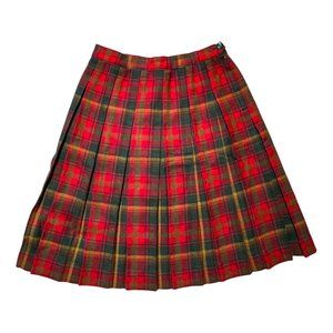 1990’s Y2K "Teacher's Pet" Brand - Red Plaid Skirt